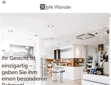 Tablet Screenshot of optik-wamsler.de